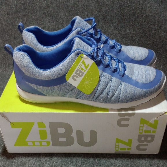 NWT ZiBu Deedra 1 Shoes Womens Sz 11 M Blue Athletic Sneakers Lace Up Running * - Picture 6 of 16